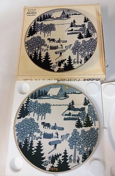 Arabia, Raija Uosikkinen, Joululautanen 1979