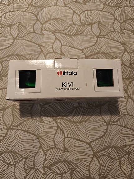 Iittala Kivi kynttilälyhty - vihreä