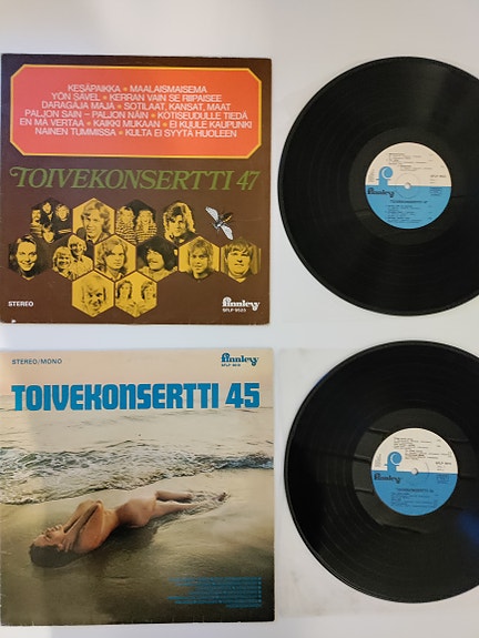 Toivekonsertti 45, 47 ja 49