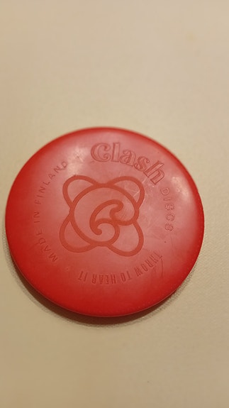 Clash Disc golf -frisbee punainen