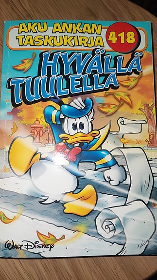 Aku Ankka hyvällä tuulella- taskukirja