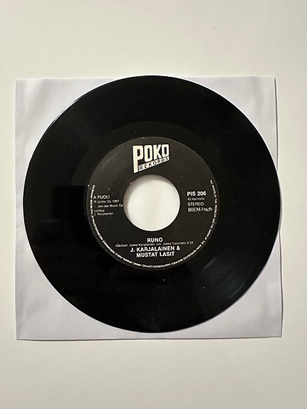 J. Karjalainen & Mustat Lasit Runo / Hölösuu -single