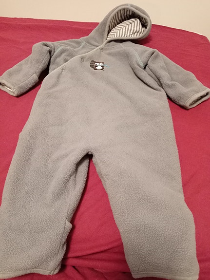 Lindex Baby By Lindex fleecehaalari harmaa 74 unisex