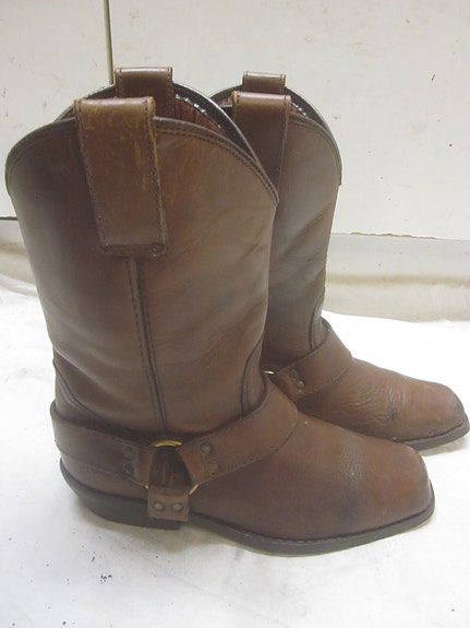 Ruskeat western bootsit koko 36