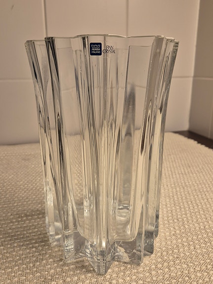 Arabia Finn Crystal maljakko