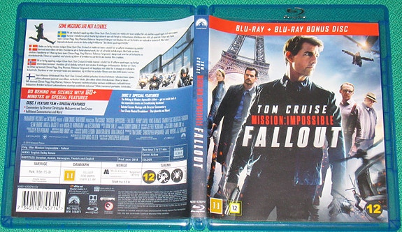Mission Impossible - Fallout (Blu-Ray+Blu-Ray bonus disc)