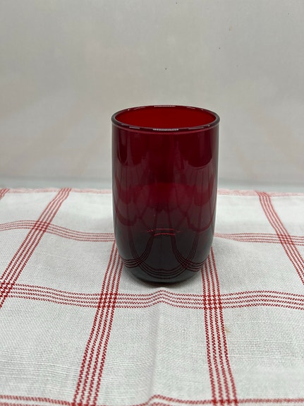 Kaj Franck lasi punainen Nuutajärvi