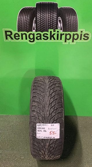 225/55R17 Nokian HKPL R2 Runflat 97R kitka 6mm DOT17 1KPL