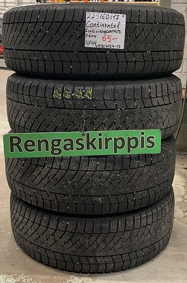 225/60R17 Continental ContiVikingContact 6 kitka 5-6mm DOT17 4KPL