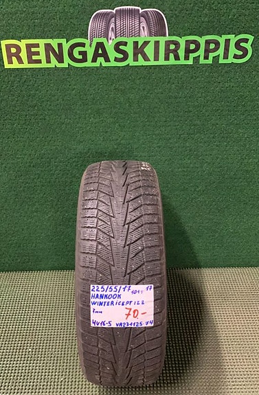 225/55R17 Hankook Winter ICept IZ2 101T kitka 7mm DOT17 1KPL
