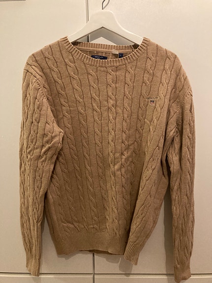 GANT L villapaita beige puuvilla miesten L