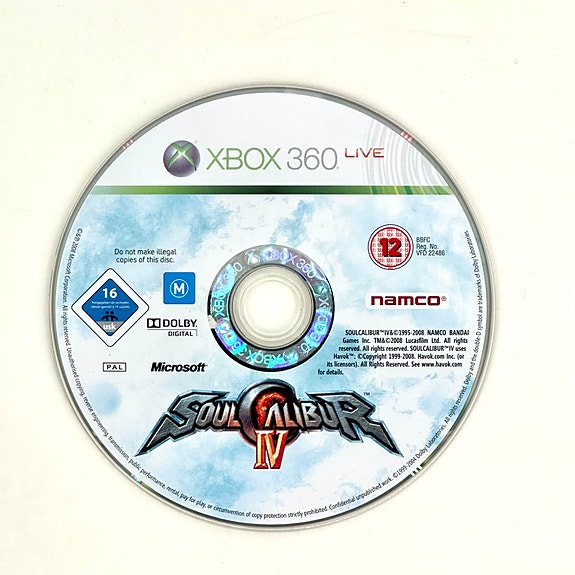 Soul Calibur IV CIB Xbox 360