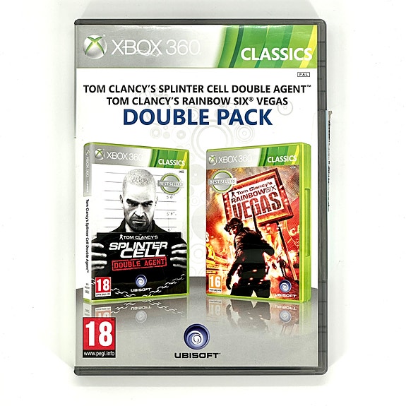 Tom Clancy's Splinter Cell Double Agent & Rainbow Six Vegas CIB Xbox 360