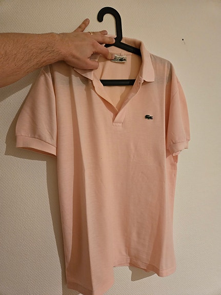 Lacoste miesten pikee 90-luvulta, koko 15, Made in France