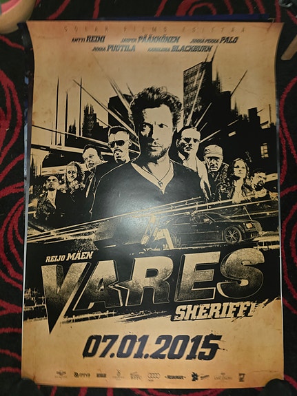 VARES SHERIFFI elokuva juliste AITO Originaali