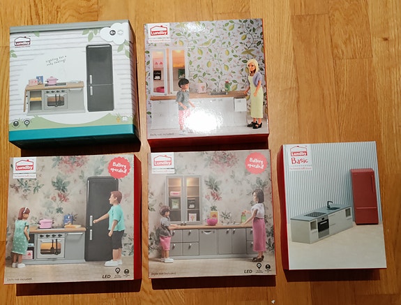 Uusi Lundby nukkekoti keittiö