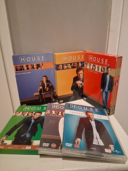 House dvd:t kaudet 1-6