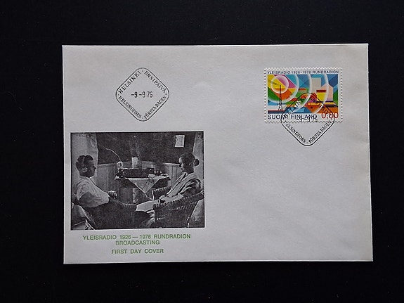 Ensipäiväkuori FDC Yleisradio 1926-1976 9.9.1976