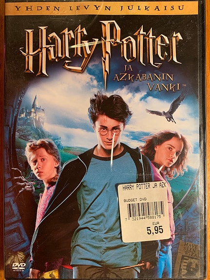 UUSI Harry Potter ja Azkabanin vanki DVD