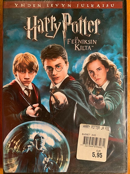 UUSI Harry Potter ja Feeniksin kilta DVD