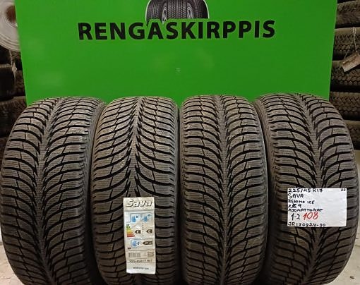 225/45R17 Sava Eskimo Ice kitka ajamattomat DOT20 4KPL