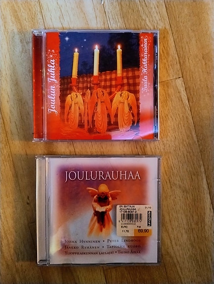 Joululaulu cd-levyjä