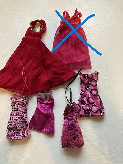 Barbie mekkoja (30+ kpl)