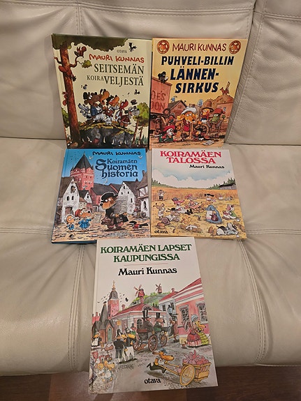 Mauri Kunnas kirjat Koiramäki ym.