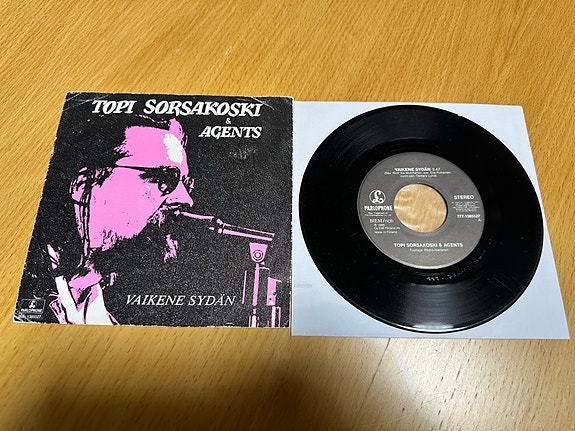 Topi Sorsakoski & Agents Vaikene sydän -single