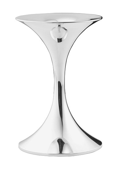 Hopeinen Tapio Wirkkalan Trumpetti-kynttilänjalat, 100 mm 2 kpl.