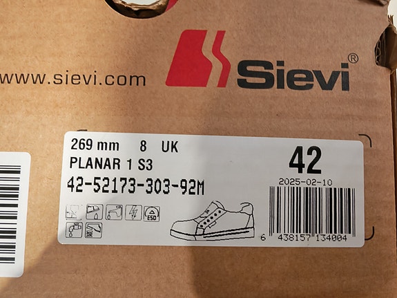Sievi Planar 1 S3 turvakengät