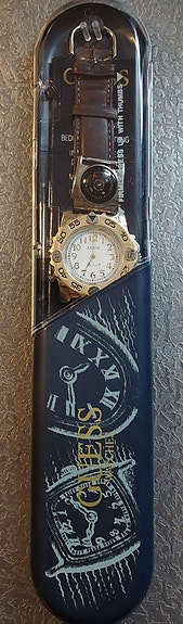 Vintage GUESS Compass INDIGLO kello
