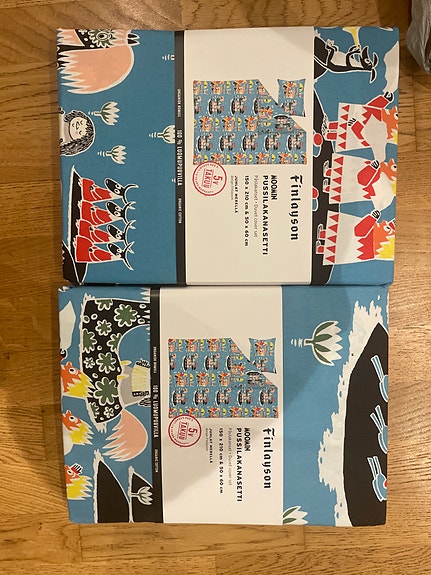 Juhlat merellä Muumi pussilakanasetit