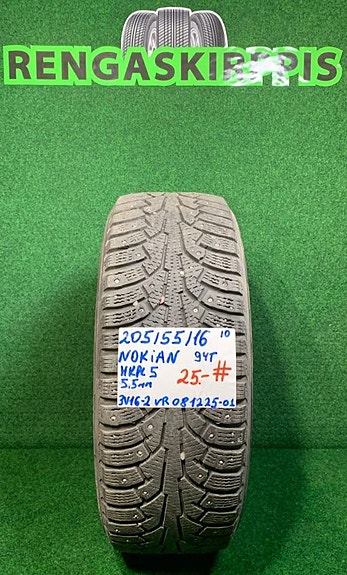 205/55R16 Nokian HKPL 5 94T nasta 5,5mm # DOT10 1KPL