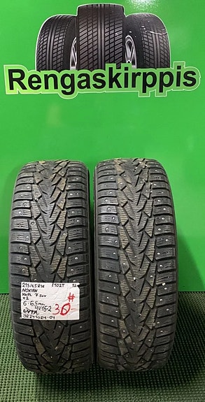 215/65R16 Nokian HKPL 7 Suv 102T nasta 6-6,5mm # DOT12 2KPL