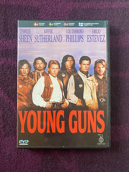 Young Guns DVD Charlie Sheen