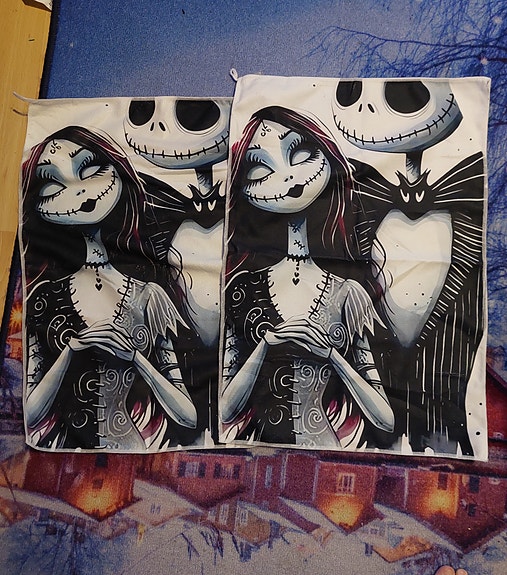 Painajainen ennen Joulua. Nightmare before Christmas käsipyyhkeet 2kpl