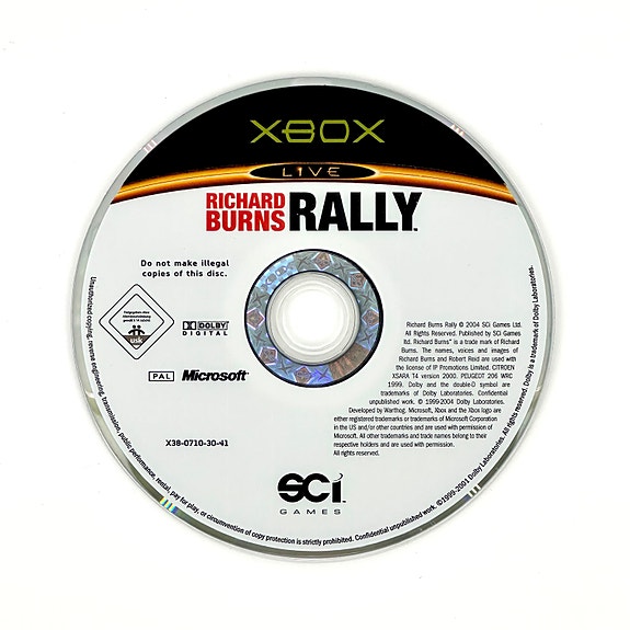 Richard Burns Rally loose Xbox