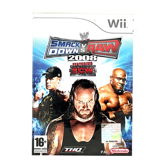 WWE SmackDown vs. Raw 2008 CIB Nintendo Wii