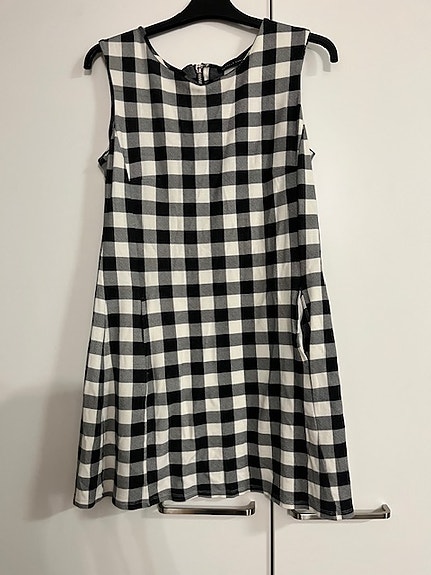 Ruutukuvioinen Seppälän mekko S-koko