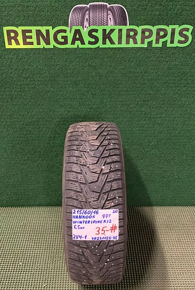 215/60R16 Hankook Winter IPike RS2 99T nasta 6,5mm # DOT20 1KPL