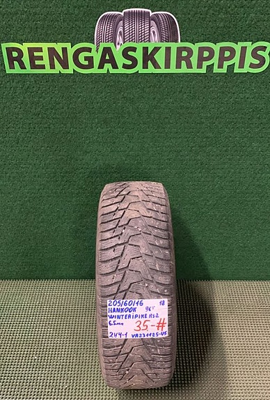 205/60R16 Hankook Winter IPike RS2 96T nasta 6,5mm # DOT18 1KP