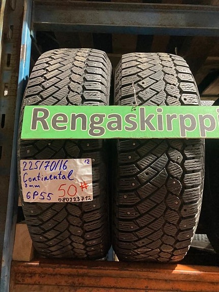 225/70R16 Continental ContiIceContact 4×4 nasta 8mm # DOT12 1KPL
