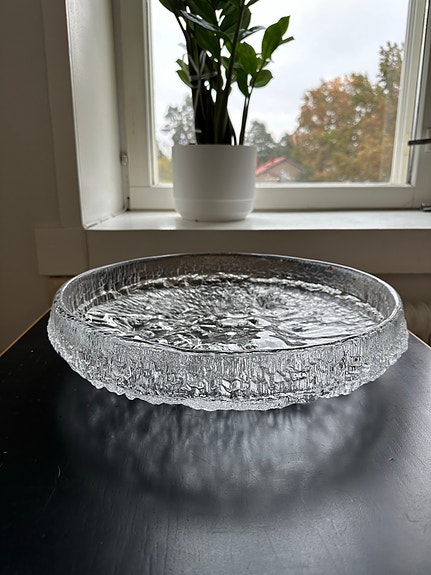 Iittala lasinen tarjoilulautanen