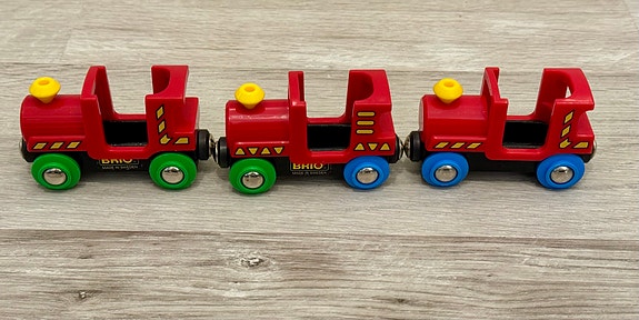 BRIO junanradan vetureita 3kpl