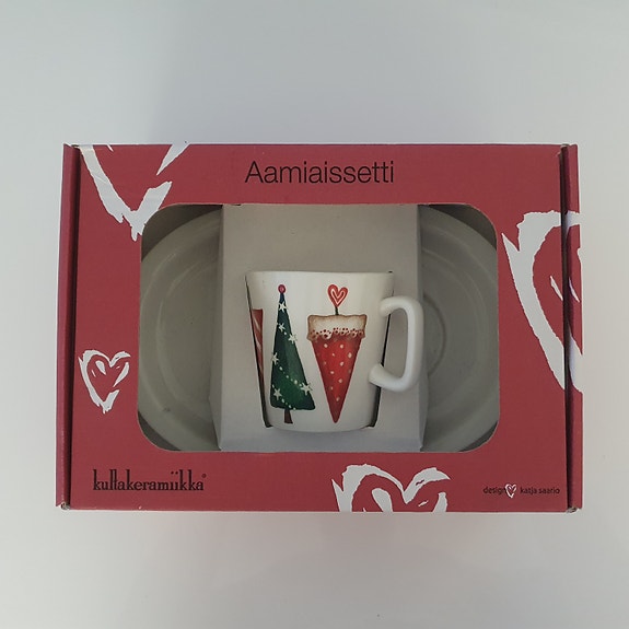 Kultakeramiikka Aamiaissetti Nekut ja Kuuset