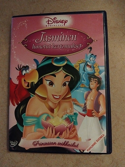 Disney Jasminin lumottu tarinakirja DVD-elokuva