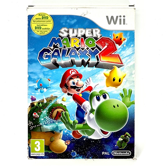 Super Mario Galaxy 2 + opetus-DVD CIB Wii