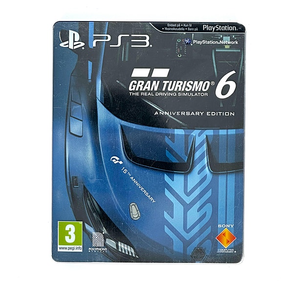 Gran Turismo 6 Anniversary Edition Steelbook CIB Ps3