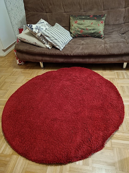 Pyöreä nukkamatto